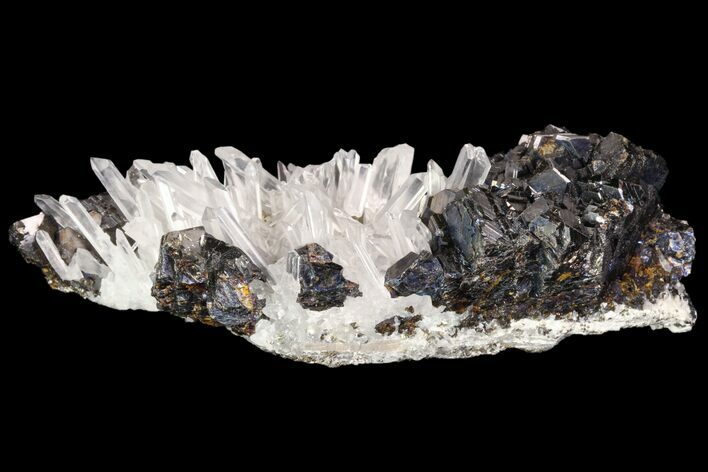 Sphalerite, Pyrite and Quartz Association - Peru #87749